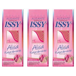 Issy Creme Alisante Naturalmente 112ml - Kit com 03