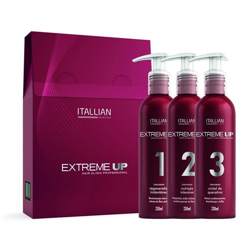 Italian Hair Tech Extreme-Up Kit - Pós Química - 3 X 230ml