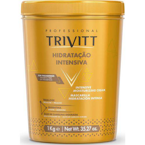 Itallian Color Máscara de Hidratação Intensiva Trivitt - 1kg - Nova Embalagem e Ainda Melhor.