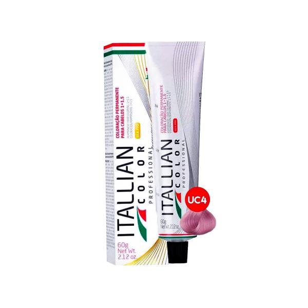 Itallian Color Uc4 Plus Louro Rosa - Tintura 60G