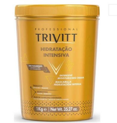Itallian Hairtech Máscara Trivitt N3 Hidratação Intensiva 1kg - Fab Itallian Cosméticos