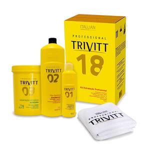 Itallian Hairtech Trivitt 18 Kit Hidratação Profissional