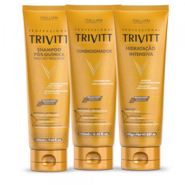 Itallian Hairtech Trivitt Kit Home Care com Hidratação Intensiva 280ml