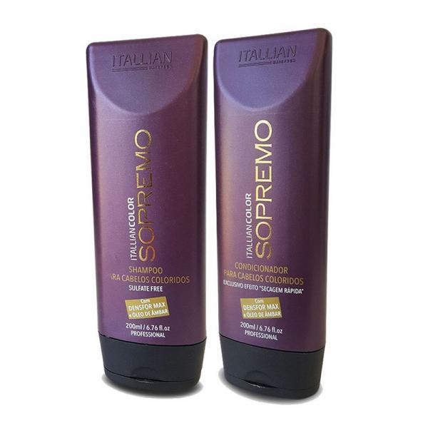 Itallian Sopremo Kit Tratamento Complementar Shampoo e Condicionador 2x200ml - Itallian Hairtech