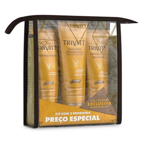 Itallian Trivitt Kit Home Care (shampoo, Cond , Hidratacao)