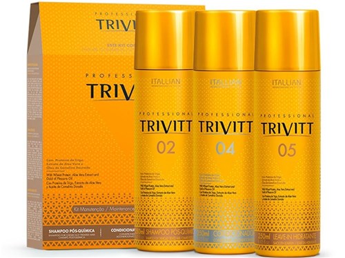 Itallian Trivitt Kit Manutenção (3 Produtos)