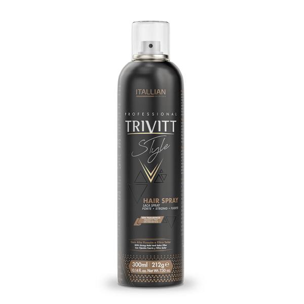 Itallian Trivitt Style 14 Hair Spray Forte - Spray de Fixação - 300ml