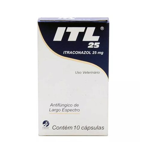 ITL 25 10 Comp Cepav Antifúngico Oral Cães e Gatos