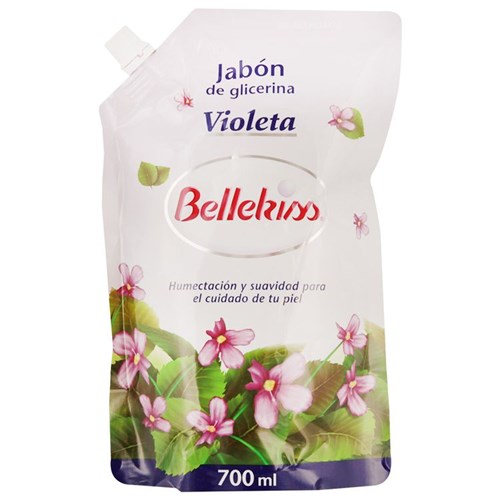 Jabón Líquido Bellekiss Violeta 700 Ml