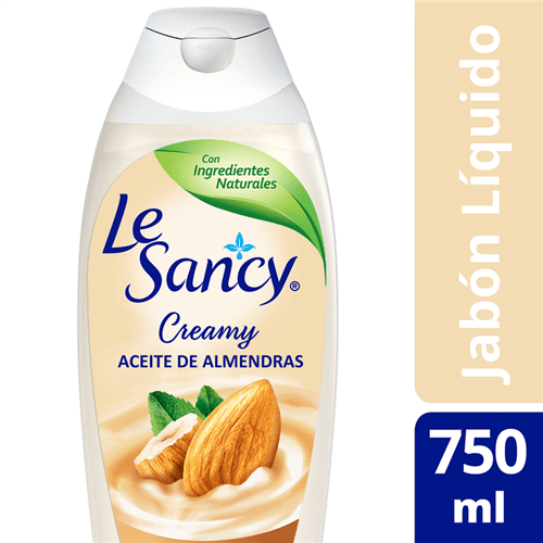 Jabón Líquido Le Sancy, Aceite Almendras 750 Ml