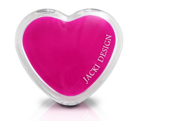 Jacki Design Espelho de Bolsa Coração Cor Pink