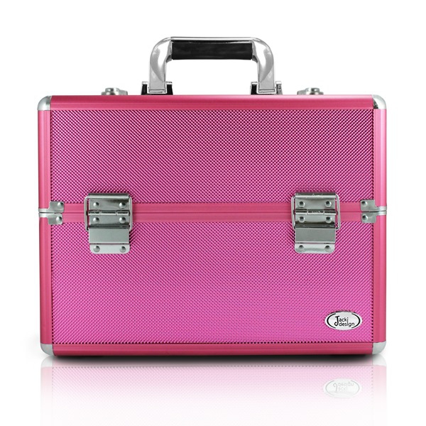 Jacki Design Maleta Profissional de Maquiagem (G) Pink