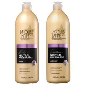 Jacques Janine Kit Neutral Pure & Balance Shampoo + Condicionador 1000Ml