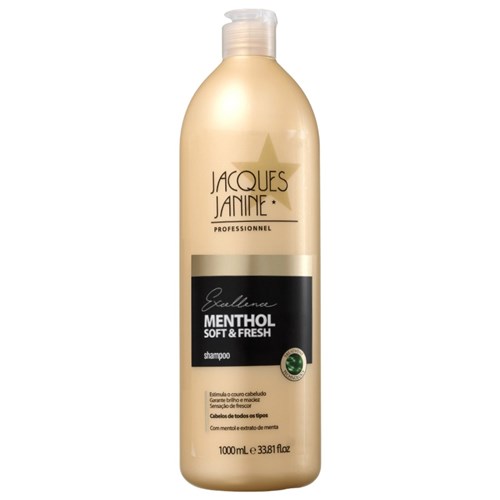Jacques Janine Menthol Soft & Fresh Shampoo Profissional 1000Ml