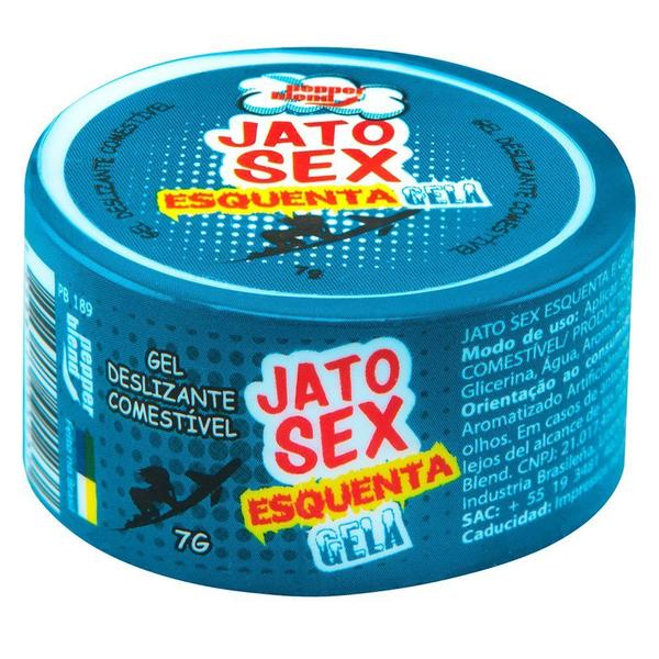 Jato Sex Esquenta e Gela Gel 7g Pepper Blend Azul