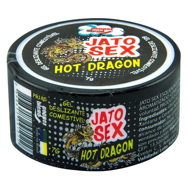 Jato Sex Hot Dragon Gel 7g Pepper Blend Preto