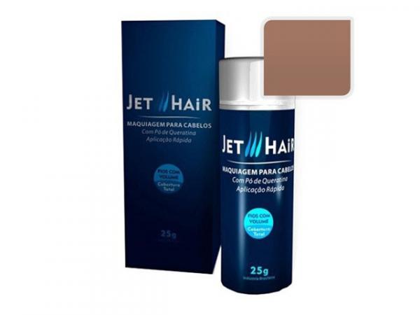 Jet Hair Maquiagem para Calvos - Castanho