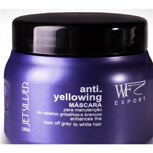 Jet Silver - Máscara Anti Yellowing Wf Cosmeticos 500Gr