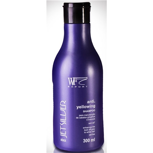 Jet Silver - Shampoo Anti Yellowing Wf Cosmeticos 300Ml