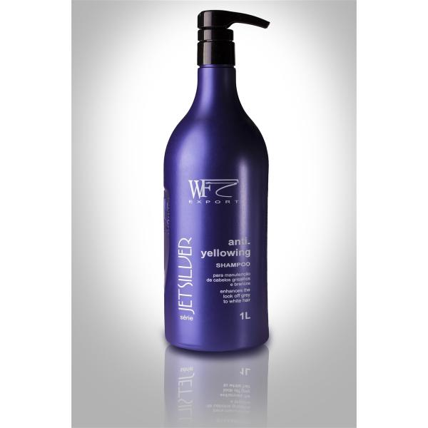 Jet Silver - Shampoo Anti Yellowing Wf Cosmeticos 1l - Wf Cosméticos