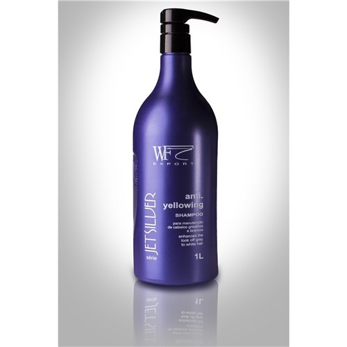 Jet Silver - Shampoo Anti Yellowing Wf Cosmeticos 1L
