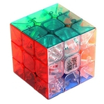 3x3x3 YJ Yulong Transparente Enigma da cor Stickerless Cube Moyu 3x3