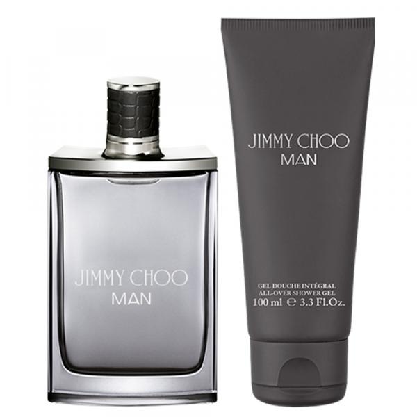 Jimmy Choo Man Eau de Toilette Jimmy Choo - Kit de Perfume Masculino 50ml + Gel de Banho 100ml
