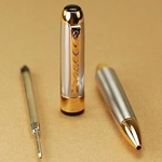 Jinhao 250 prata E-gold caneta esferográfica Nova