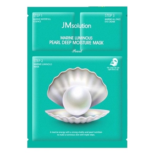 Jm Solution Marine Luminous Pearl Deep Moisture Mask 3 Passos