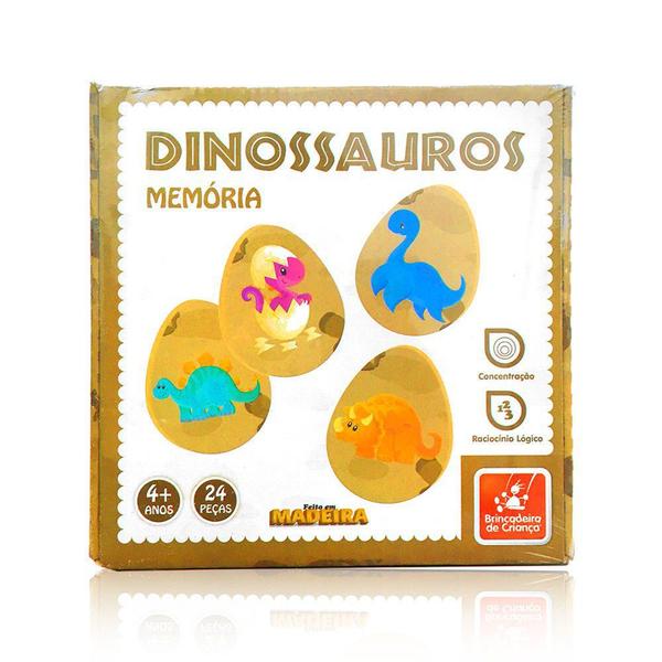 Jogo da Memória - Dinossauros - Brincadeira de Criança