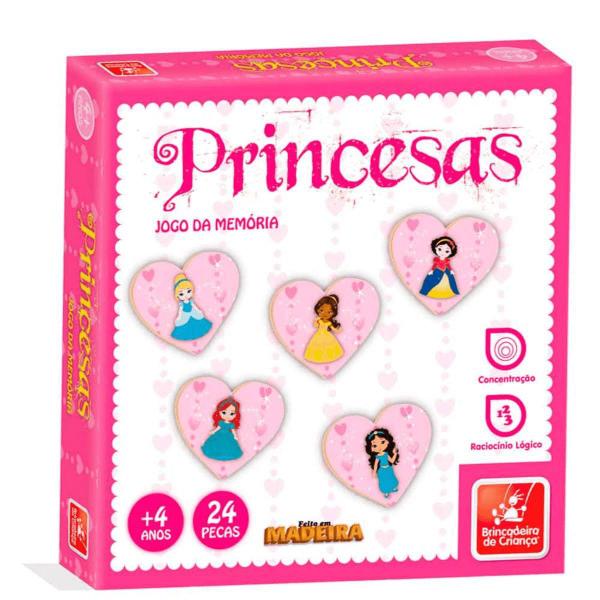 Jogo da Memória - Princesas - Brincadeira de Criança
