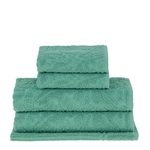 Jogo de toalhas de banho buddemeyer 5 peças mosaico verde