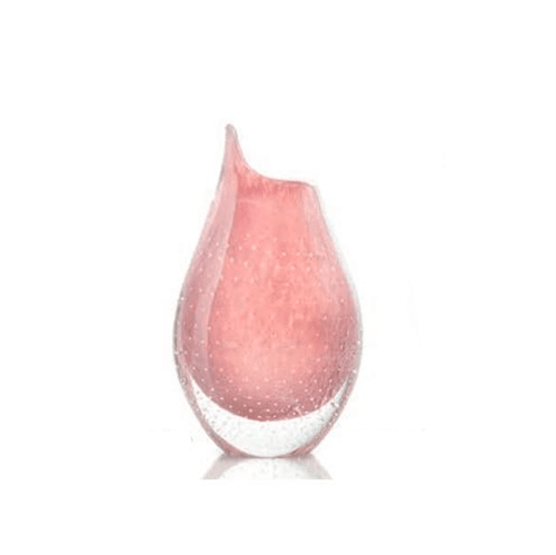 Jogo de Vasos de Murano Âmbar Rosé (Vaso Cristal Menor)