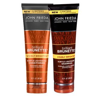 John Frieda Brilliant Brunette Brighter Light - Shampoo + Condicionador Kit
