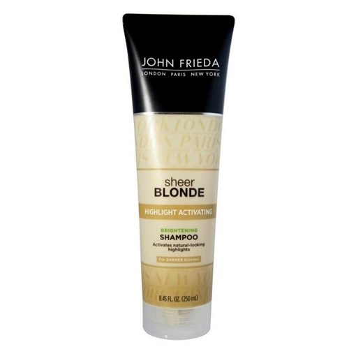 John Frieda Sheer Blonde Highlight Activating Enhancing Dark Blondes Shampoo 250Ml