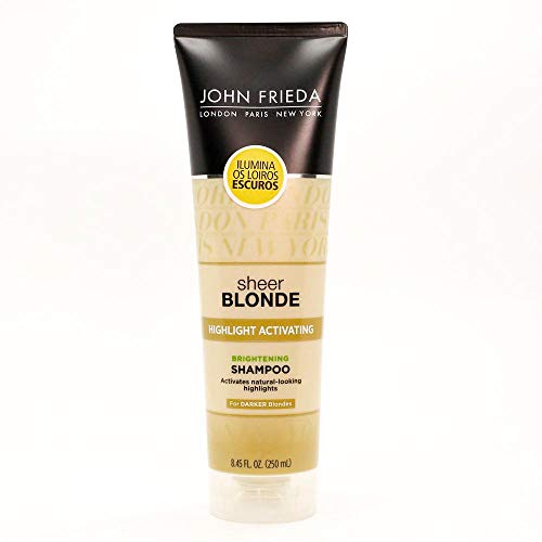John Frieda Sheer Blonde Highlight Activating Enhancing Dark Blondes Shampoo 250ml