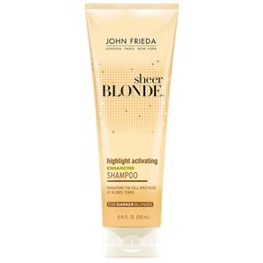 John Frieda Sheer Blonde Hishlight Activating Enhancing Dark Blondes Shampoo - 250ml - 250ml
