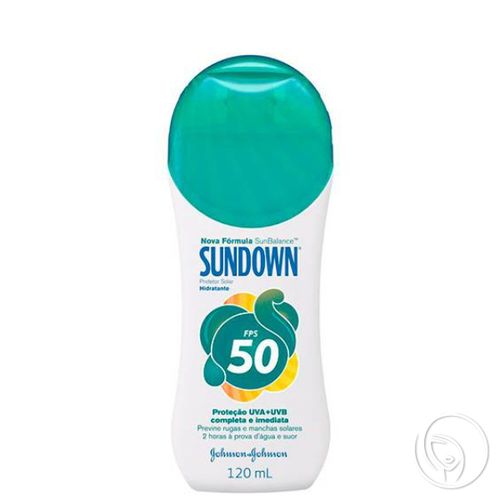 Johnson & Johnson - Sundown Protetor Solar Loção Fps50 - 120ml