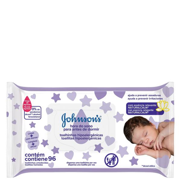 Johnson's Baby Hora Do Sono - Lenços de Limpeza (96 Unidades)