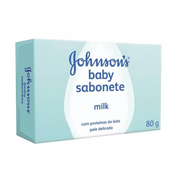 Johnsons Baby Milk Sabonete 80g