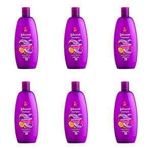 Johnsons Força Vitaminada Shampoo Infantil 400ml - Kit com 06