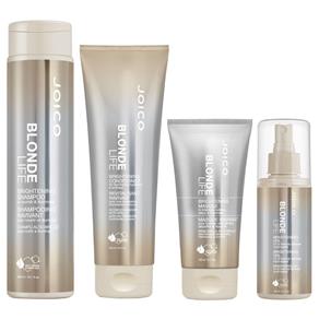 Joico Blonde Life Shampoo (300ml), Condicionador (250ml), Máscara (150ml) e Protetor Térmico (150ml)
