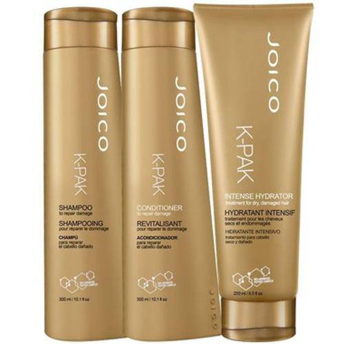 Joico K-Pak Hydrator Kit (Shampoo 300ml + Cond 300ml + Intense Hidrator 250ml)