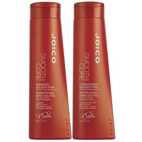 Joico Smooth Cure Duo Kit Shampoo (300ml) e Conditioner (300ml) Sulfate-Free para Cabelos Grossos, Frizados, Enrolados