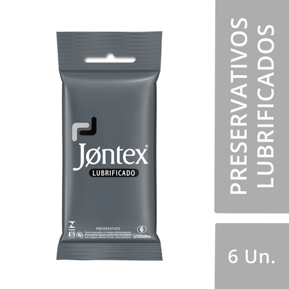 Jontex Preservativo Camisinha Lubrificado 6 Unidades