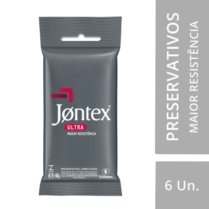 Jontex Preservativo Camisinha Ultra Resistente 6 Unidades