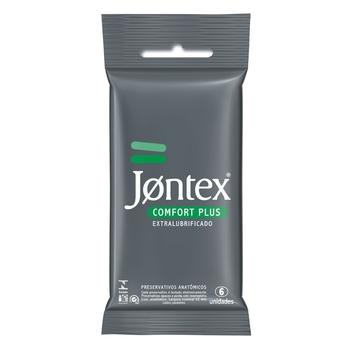 Jontex Preservativo Lubrificado Confort Plus 6 Unidades