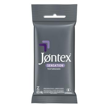 Jontex Preservativo Lubrificado Sensation 6 Unidades