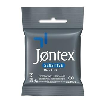 Jontex Preservativo Lubrificado Sensitive 3 Unidades