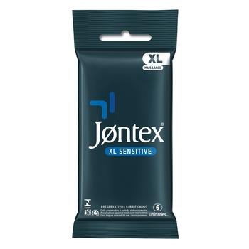 Jontex Preservativo Lubrificado Xl Sensitive 6 Unidades